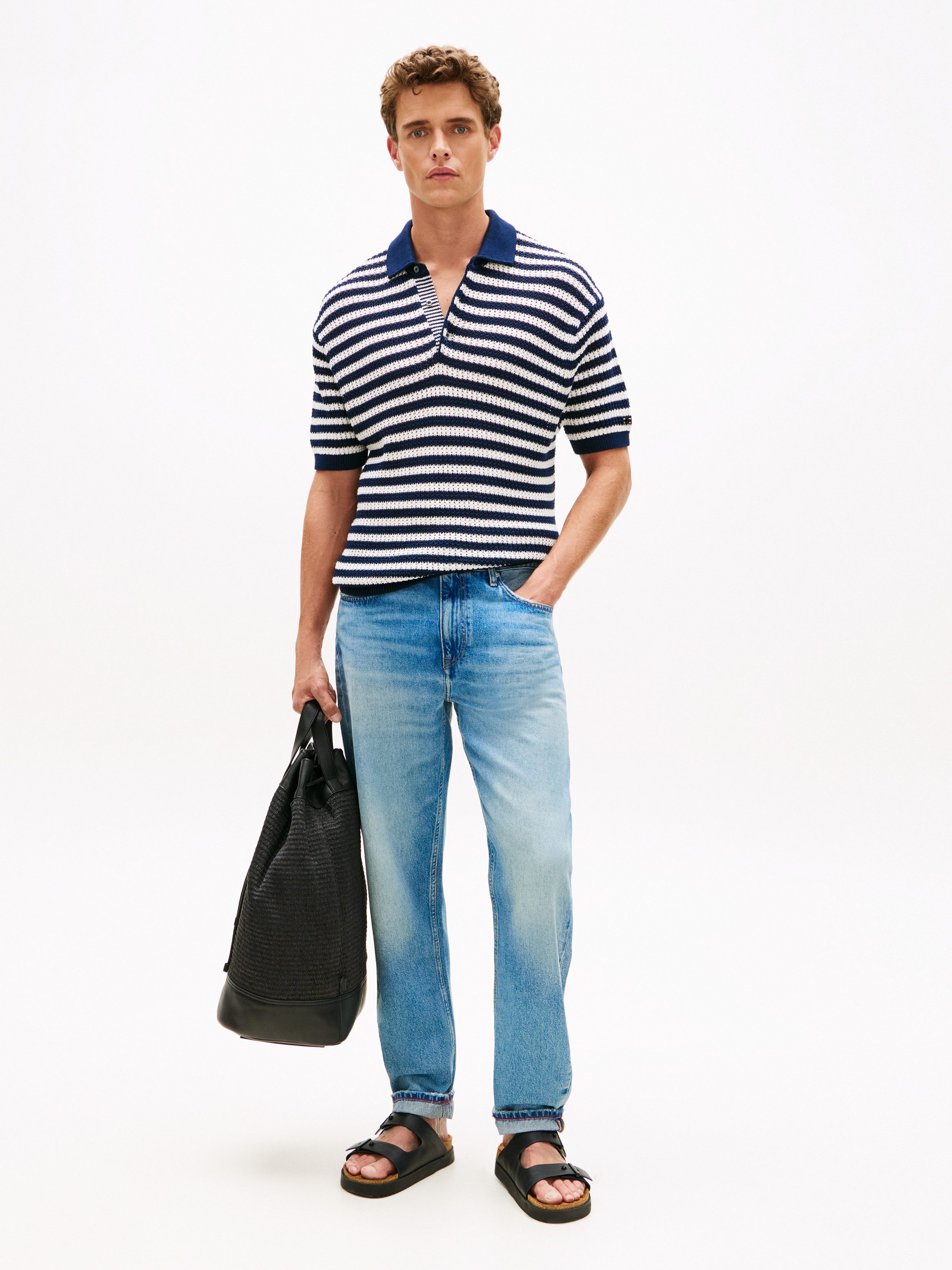 Tommy Hilfiger 5-Pocket-Jeans REGULAR TAPERED HARLEM Straight Fit Jeans