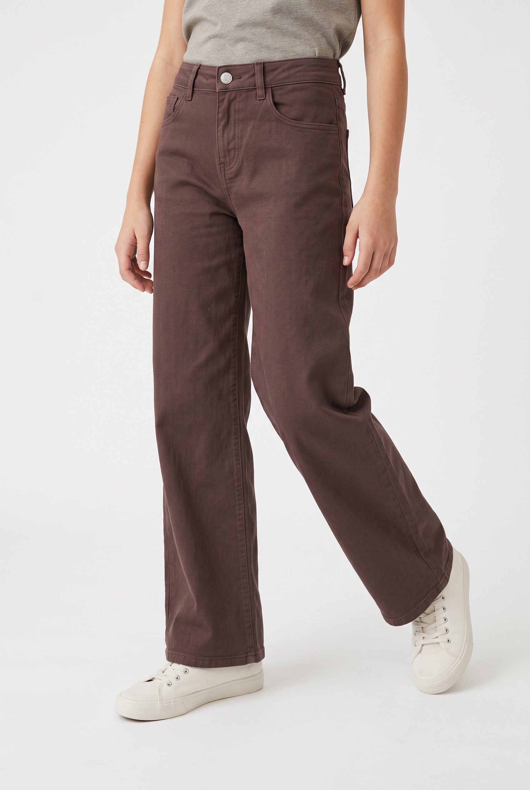 Name It 5-Pocket-Hose NKFROSE WIDE TWI PANT 1115-TP NOOS Baumwollmischung, regular fit, verstellbarer Bund