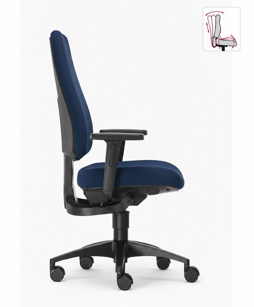 Bürostuhl Ergo Spirit, Ergonomischer Allrounder Bürostuhl für alle Arbeitsplätze