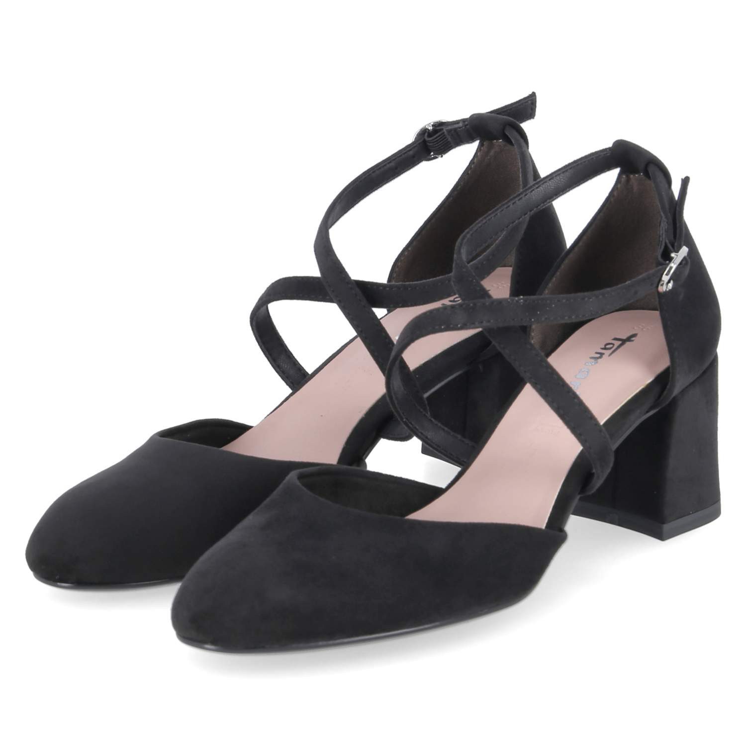 Tamaris Tamaris 1-22438-46-001 Damen Textil schwarz Keilpumps günstig online kaufen