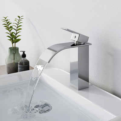 EMKE Waschtischarmatur »Waschtischarmatur Wasserfall, Waschbecken Wasserhahn für Badezimmer«
