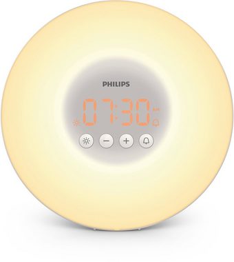 Philips Tageslichtwecker Wake-up Light HF3500/01 mit 10 Helligkeitseinstellungen und Schlummerfunktion