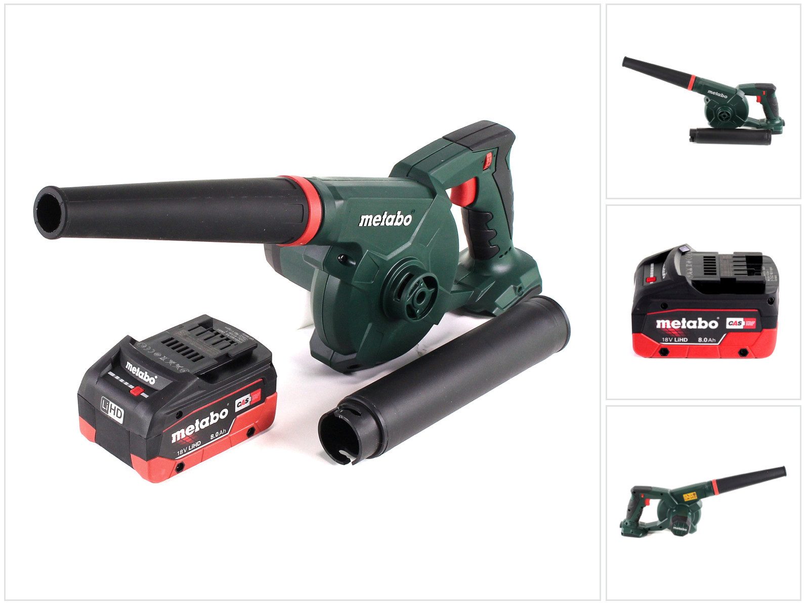 metabo Akku-Laubbläser AG 18 Akku Gebläse 18 V + 1x LiHD Akku 8,0Ah - ohne Ladegerät