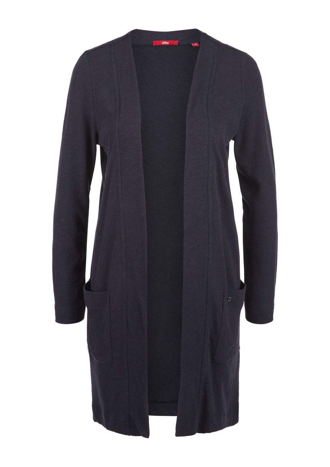 s.Oliver Strickjacke Basic (1-tlg) langarm, mit Taschen, ohne Verschluss günstig online kaufen