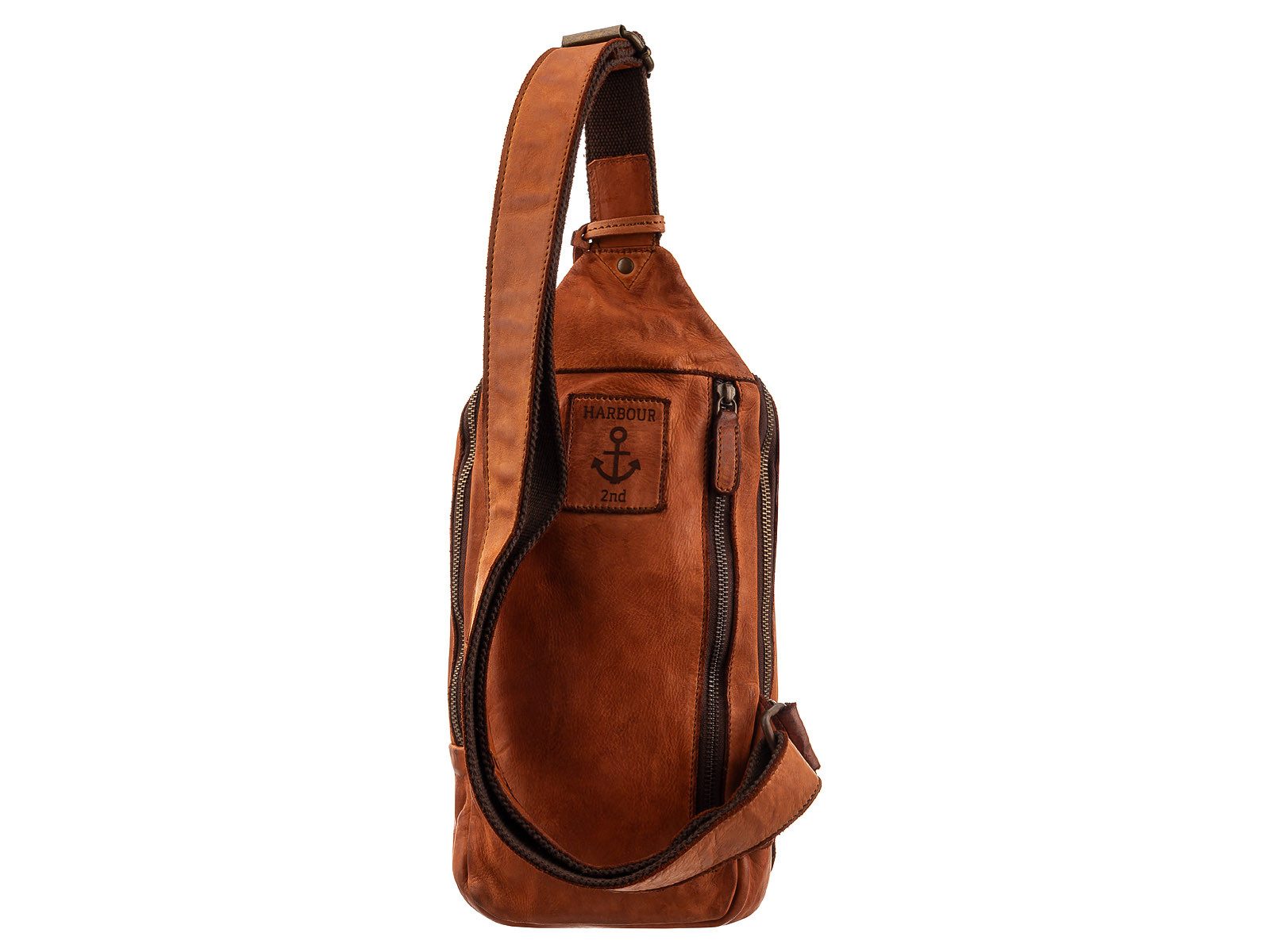 HARBOUR 2nd Umhängetasche UP13126 Sling Bag Style PHOENIX Umhängetasche (ein Stück, 1-tlg., ca. B/H/T 22/41/2 cm), Leder