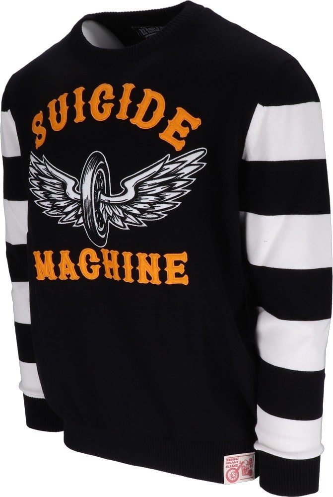 13 1/2 Motorradjacke Outlaw Suicide Machine Sweater – Bild 3 von 4