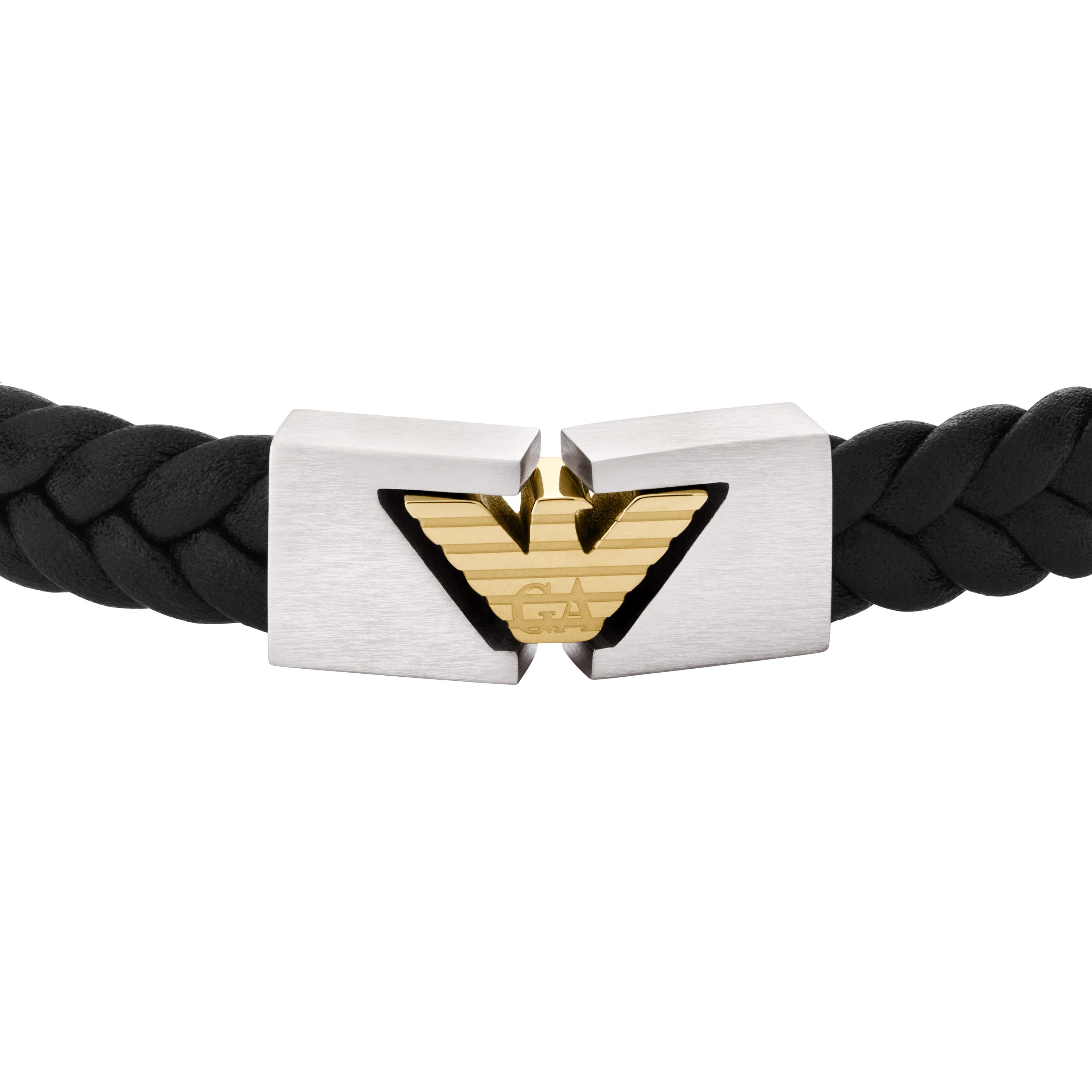 Emporio Armani Armband Schmuck Geschenk Edelstahl PU Armschmuck EAGLE LOGO