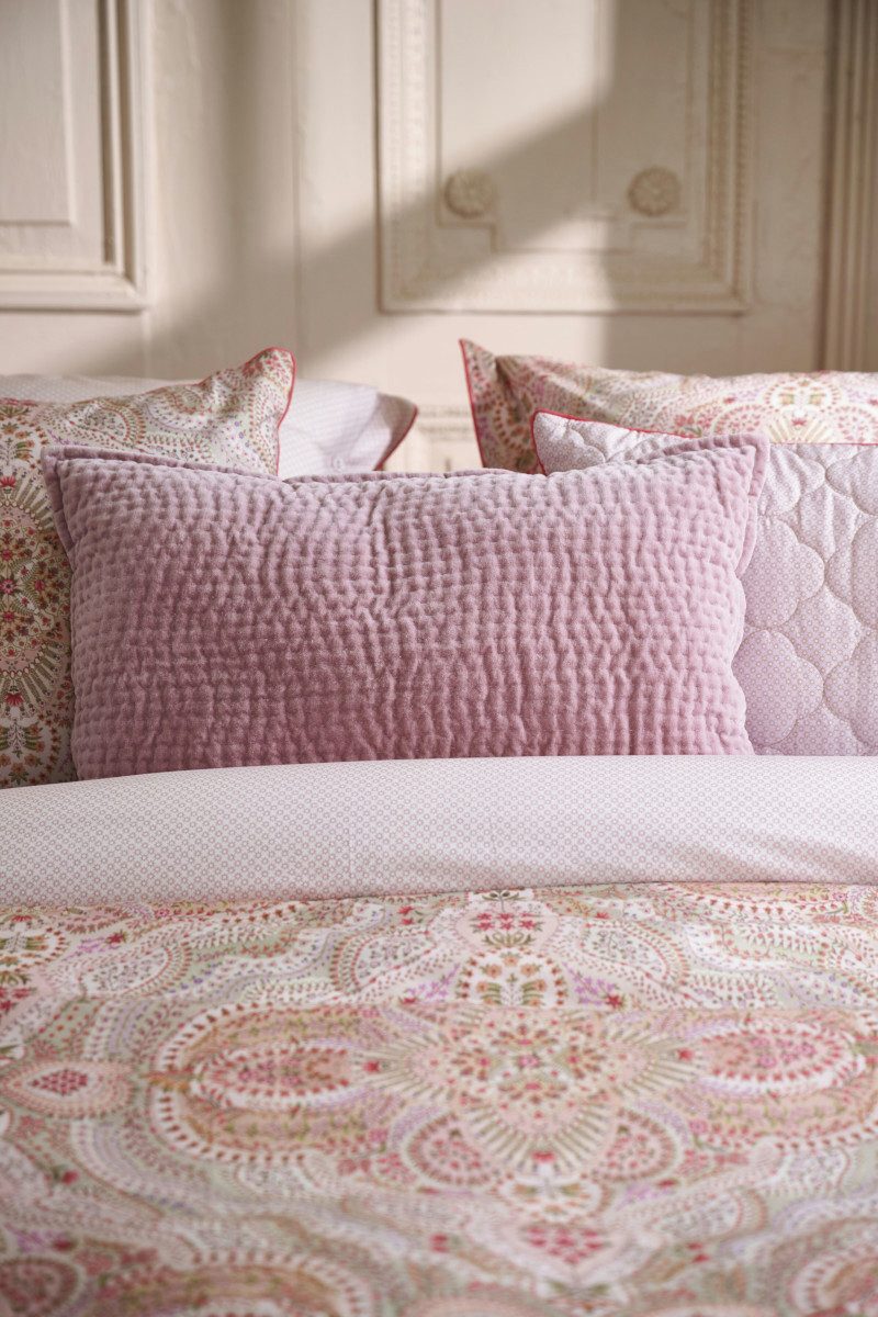 PiP Studio Dekokissen Velvet Sky Kissen mauve 40x70cm (1 Stück)