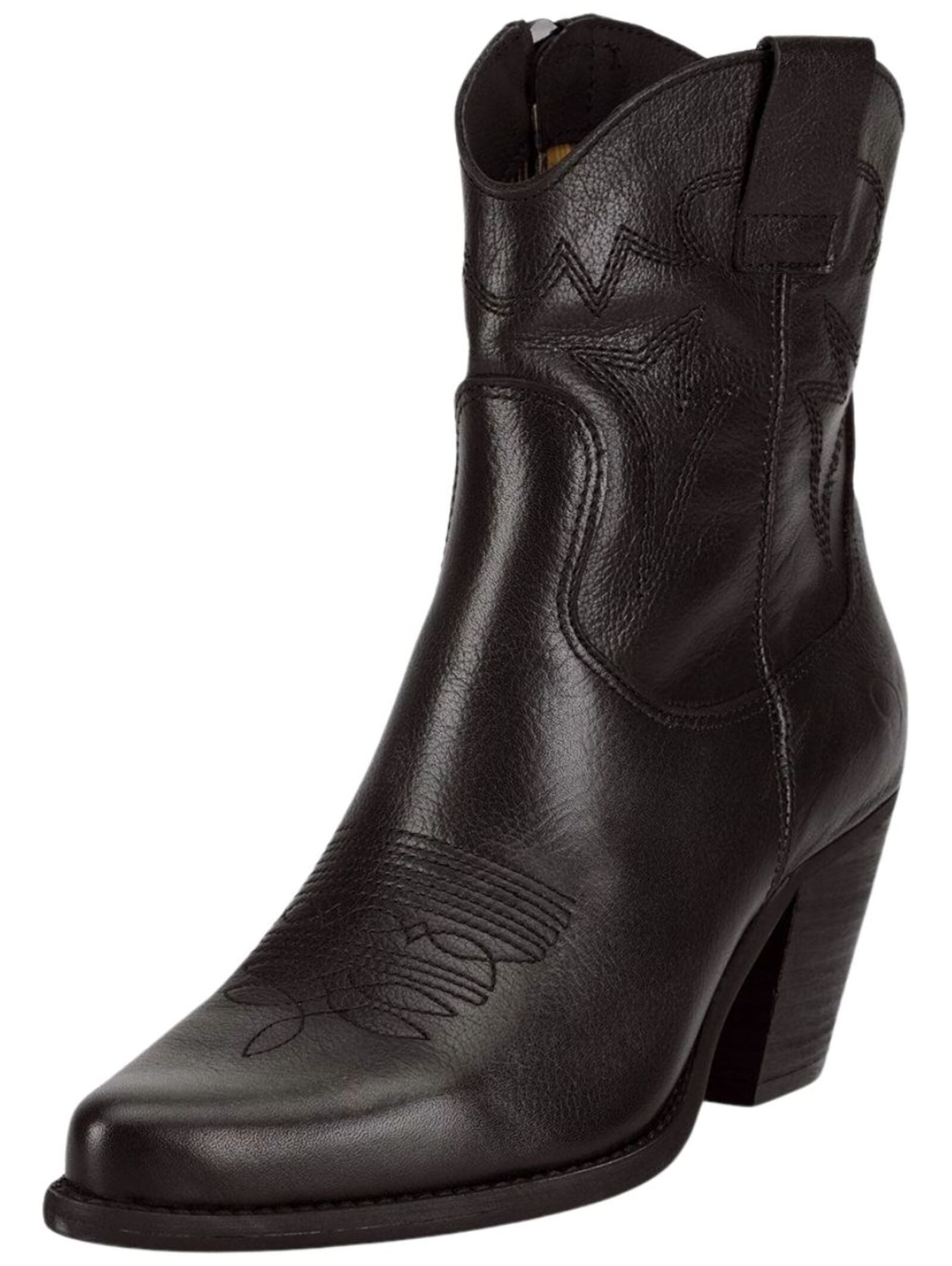 Felmini Stiefelette Leder Cowboy Stiefelette günstig online kaufen