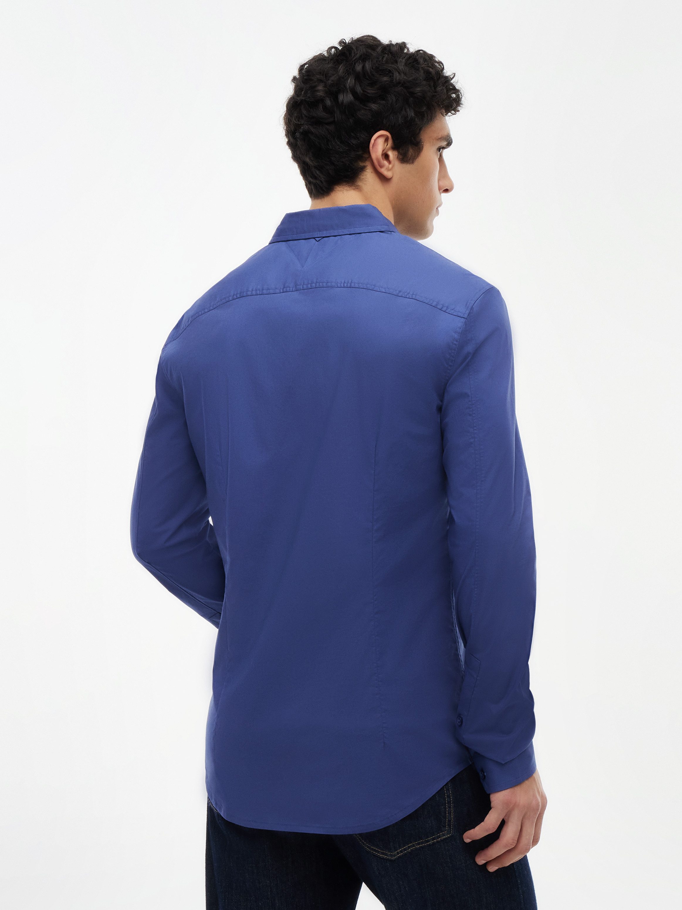 Tommy Jeans Langarmhemd Sabim Stretch Shirt Stretch Hemd, Premium, Slim Fit, mit Elasthan