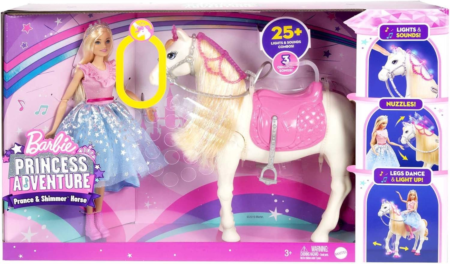 Mattel® Anziehpuppe Mattel Barbie Prinzessinnen Abenteuer Tanzendes Pferd