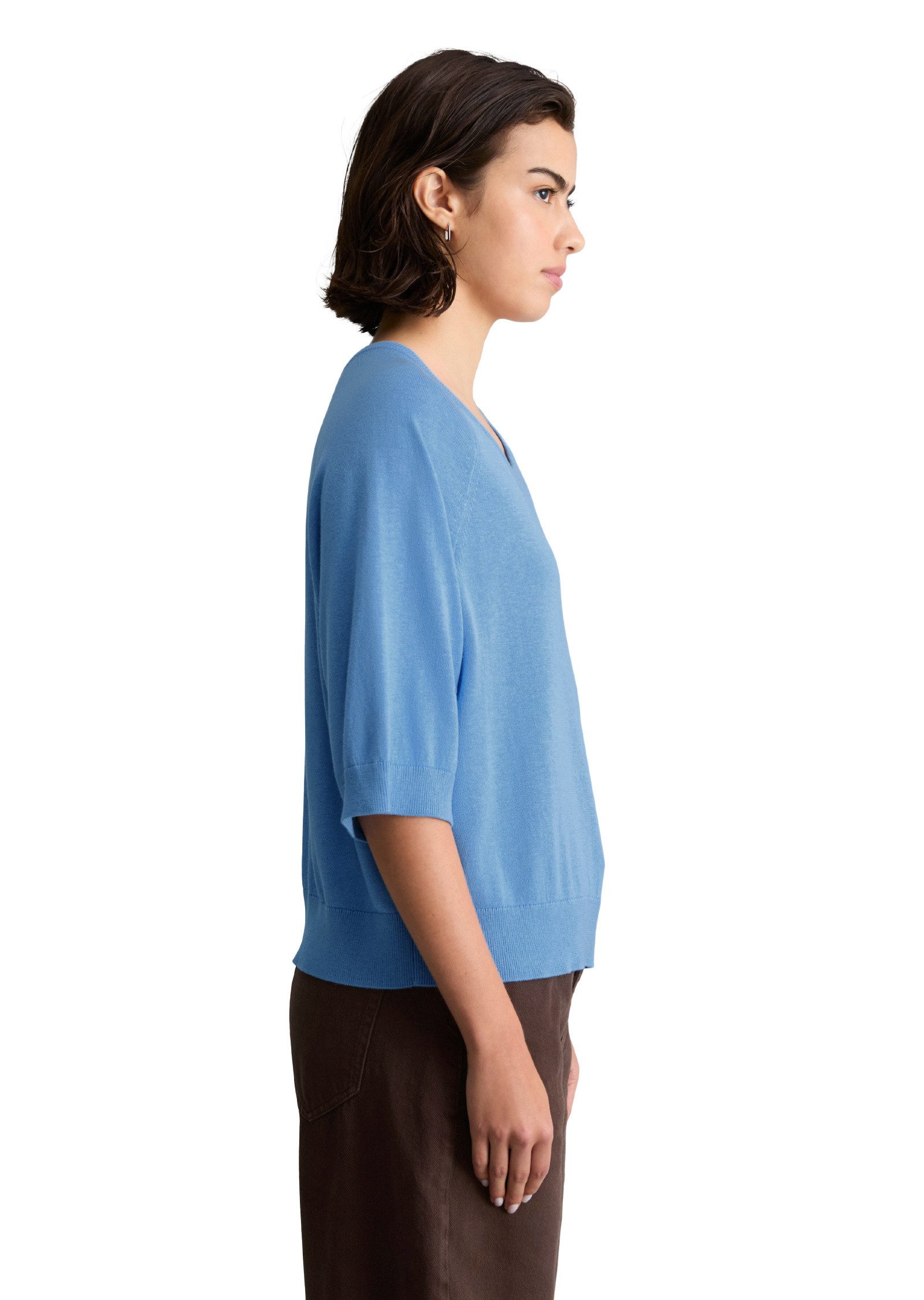 Marc O'Polo DENIM Strickpullover aus weichem Organic-Cotton-Modal-Mix