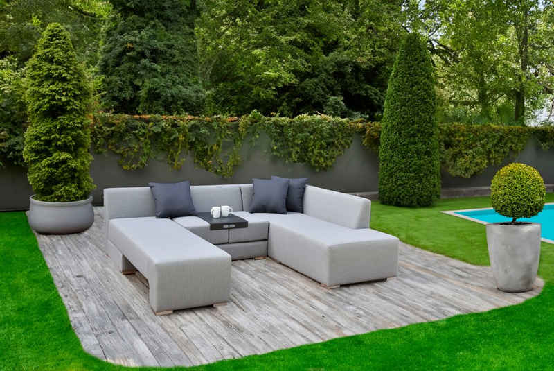 Garden Pleasure Gartenlounge-Set WELLINGTON, (3-tlg)