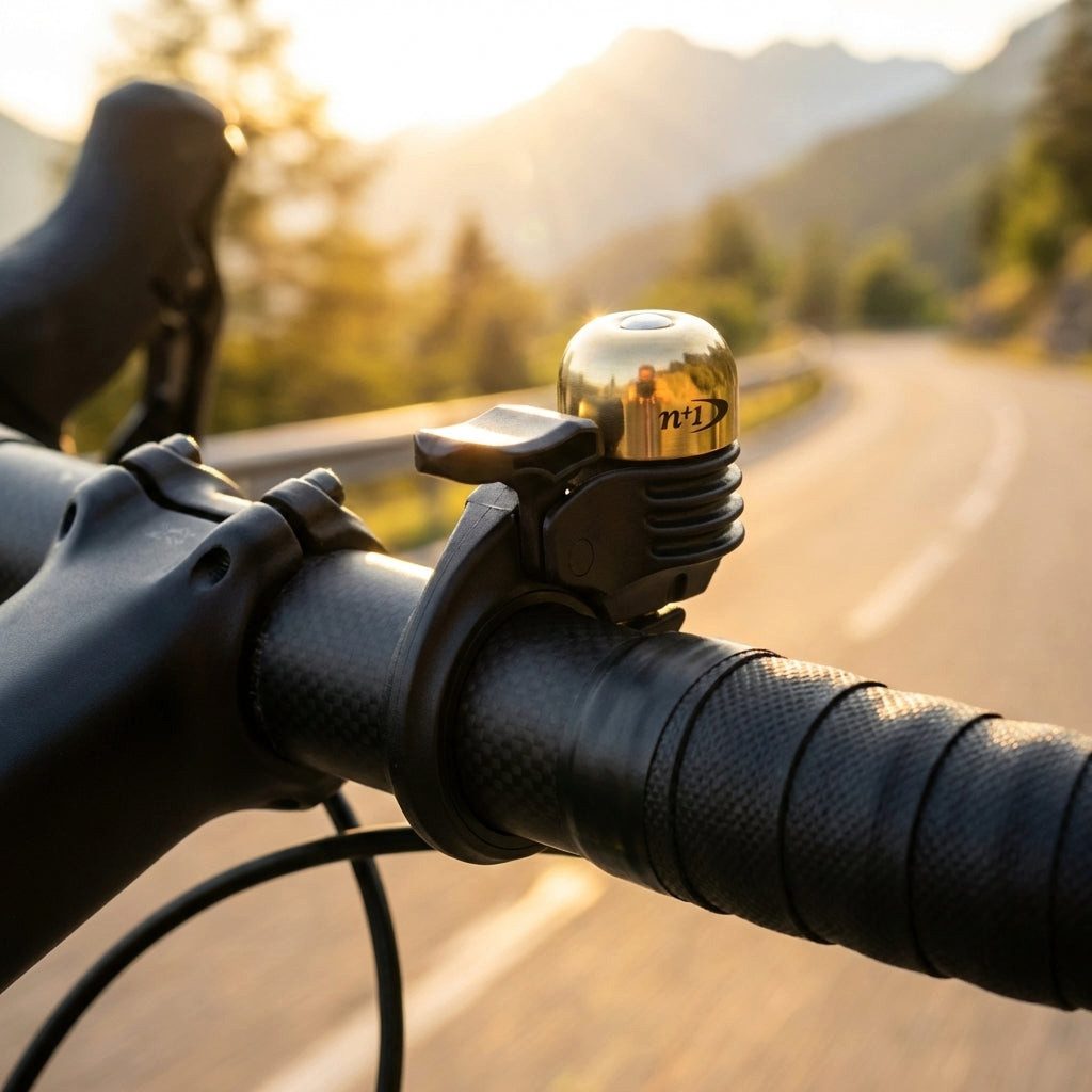 Procraft Fahrradklingel Procraft Klingel Race Bell Mini schwarz/gold - superleichte Rennrad-Fa