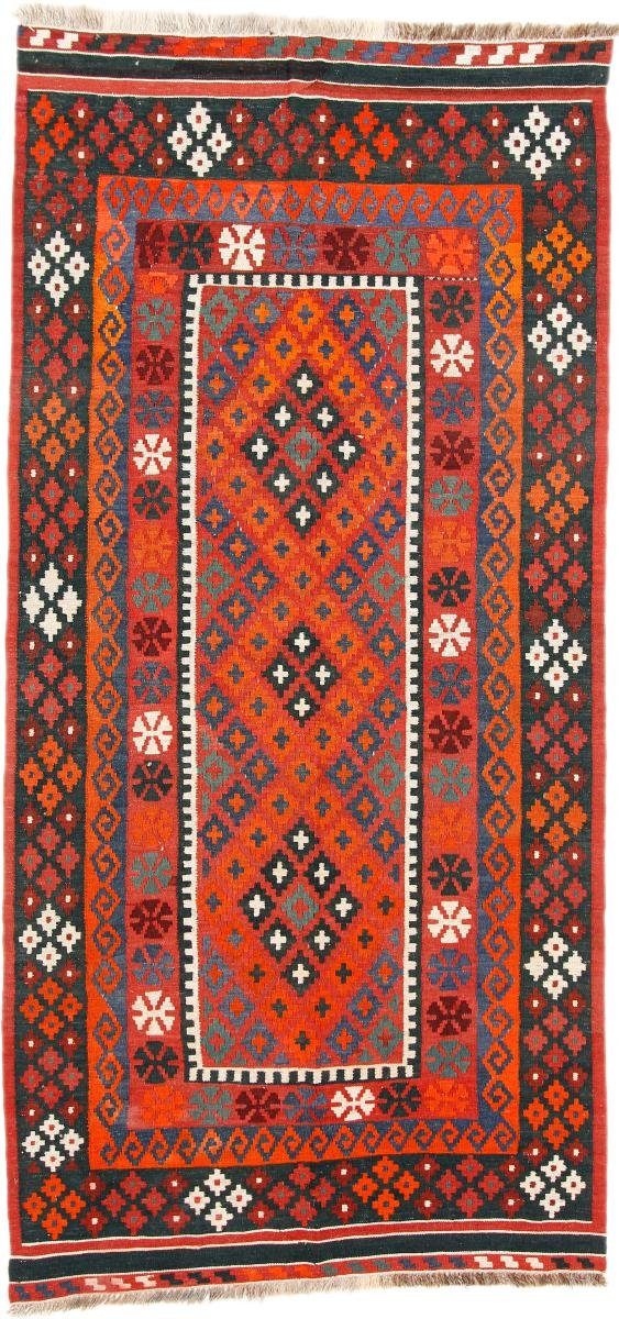 Orientteppich Kelim Afghan Antik 120x250 Handgewebter Orientteppich Läufer, Nain Trading, rechteckig, Höhe: 3 mm