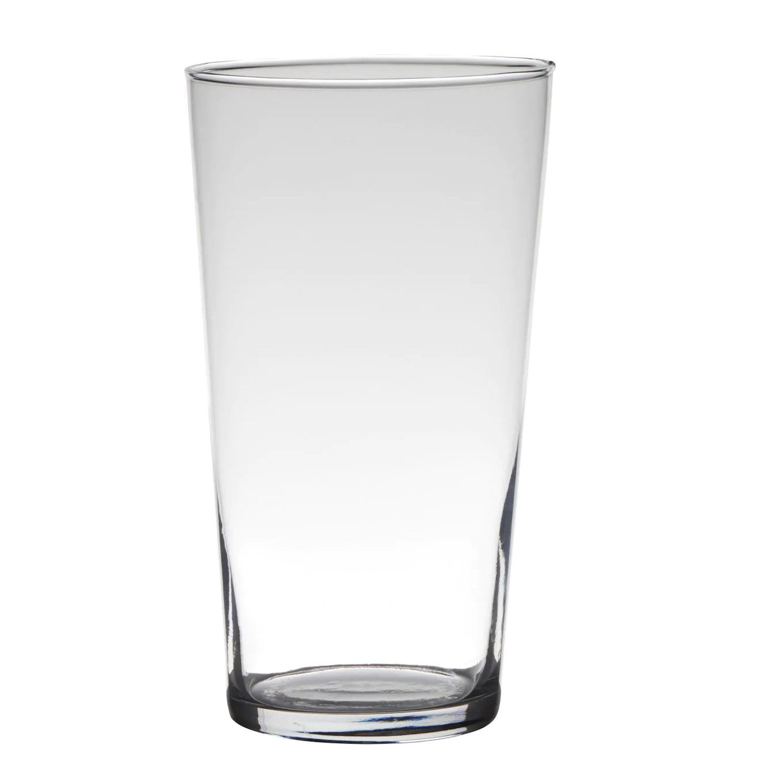 Hakbijl Glass Dekovase, Farbe: transparent, Höhe: 25cm