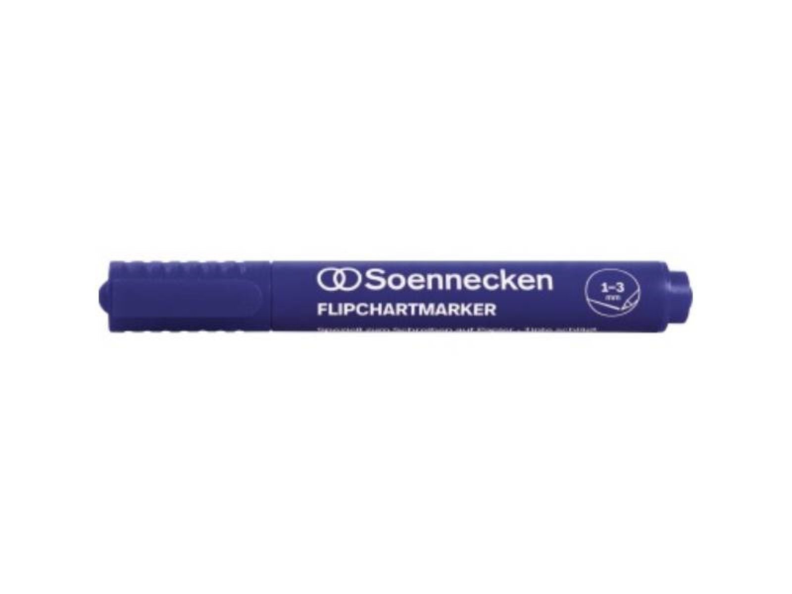 SOENNECKEN Fl Marker Soennecken Soennecken Flipchartmarker 1-3mm blau Soennecken 3076