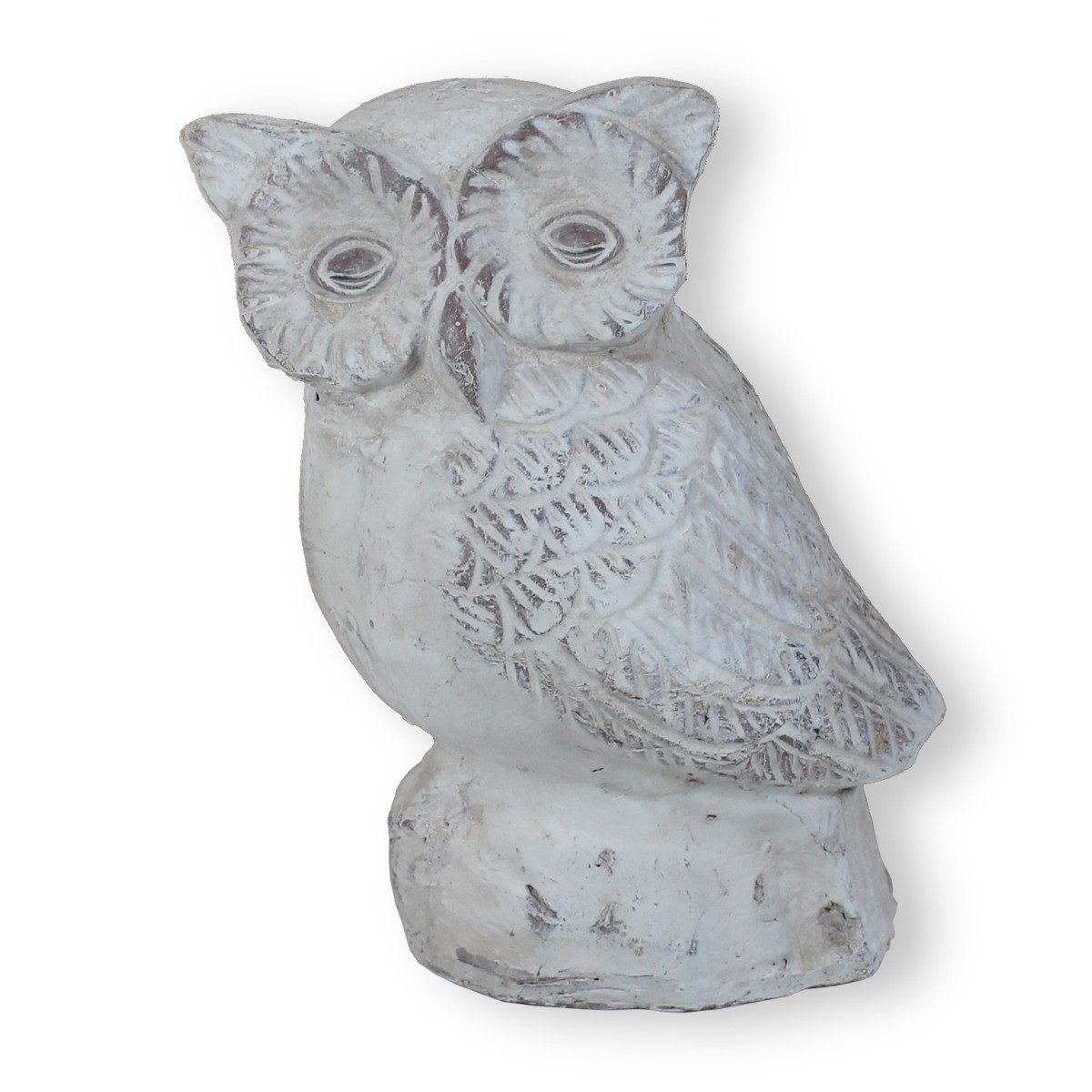 colourliving Tierfigur Deko-Eule „Athene“ – Edle Eulenfigur für Haus & Garten (1 St), Ideal für den Innen- und Außenbereich geeignet