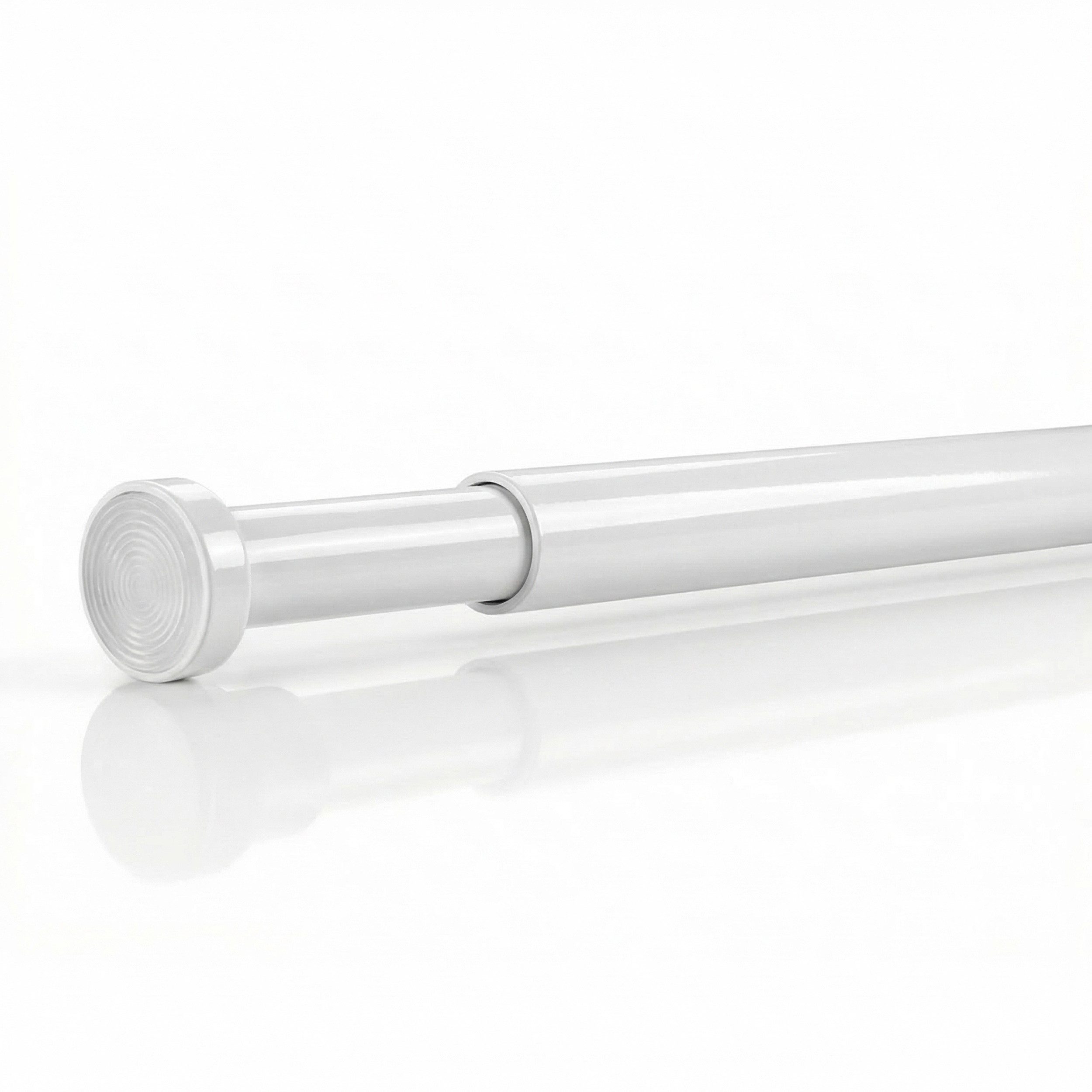 Deco-Raum Duschvorhangstange X-press, Ø 19 mm, 1-läufig, ausdrehbar, ohne Bohren, geklemmt, Metall, flexibel einsetzbar