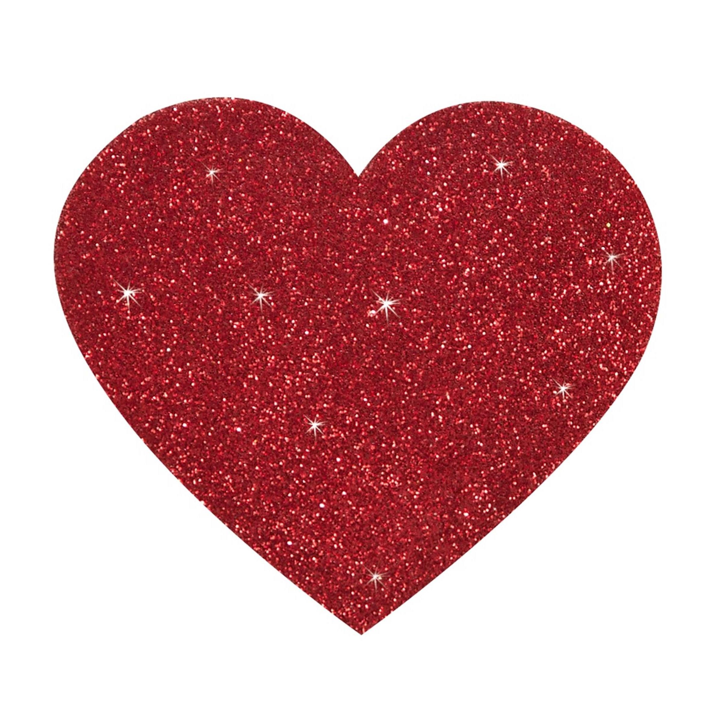 Cottelli ACCESSOIRES Brustwarzenabdeckung Cottelli ACCESSOIRES - Nippelsticker Herz