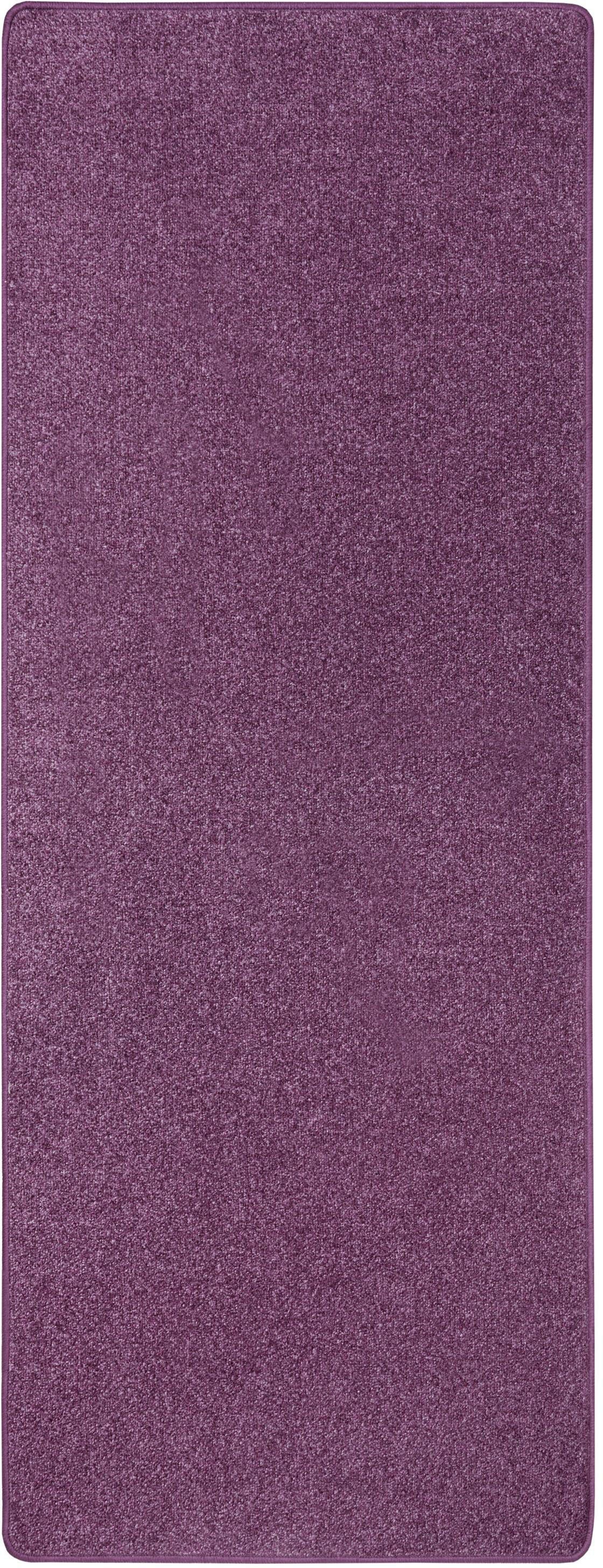 Hanse Home Exclusiv Läufer Liberty, rechteckig, Höhe: 7 mm, Uni-Meliert, robust, kräftige Farben, rundherum farbige Kettelung