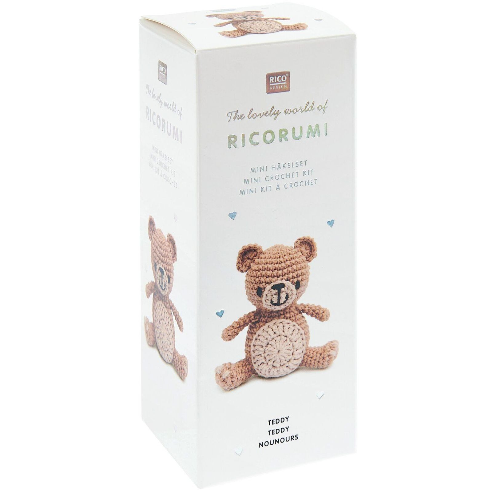 Rico Design Kreativset Ricorumi Mini Easy Häkelsets, (verschiedene Varianten), DIY-Set