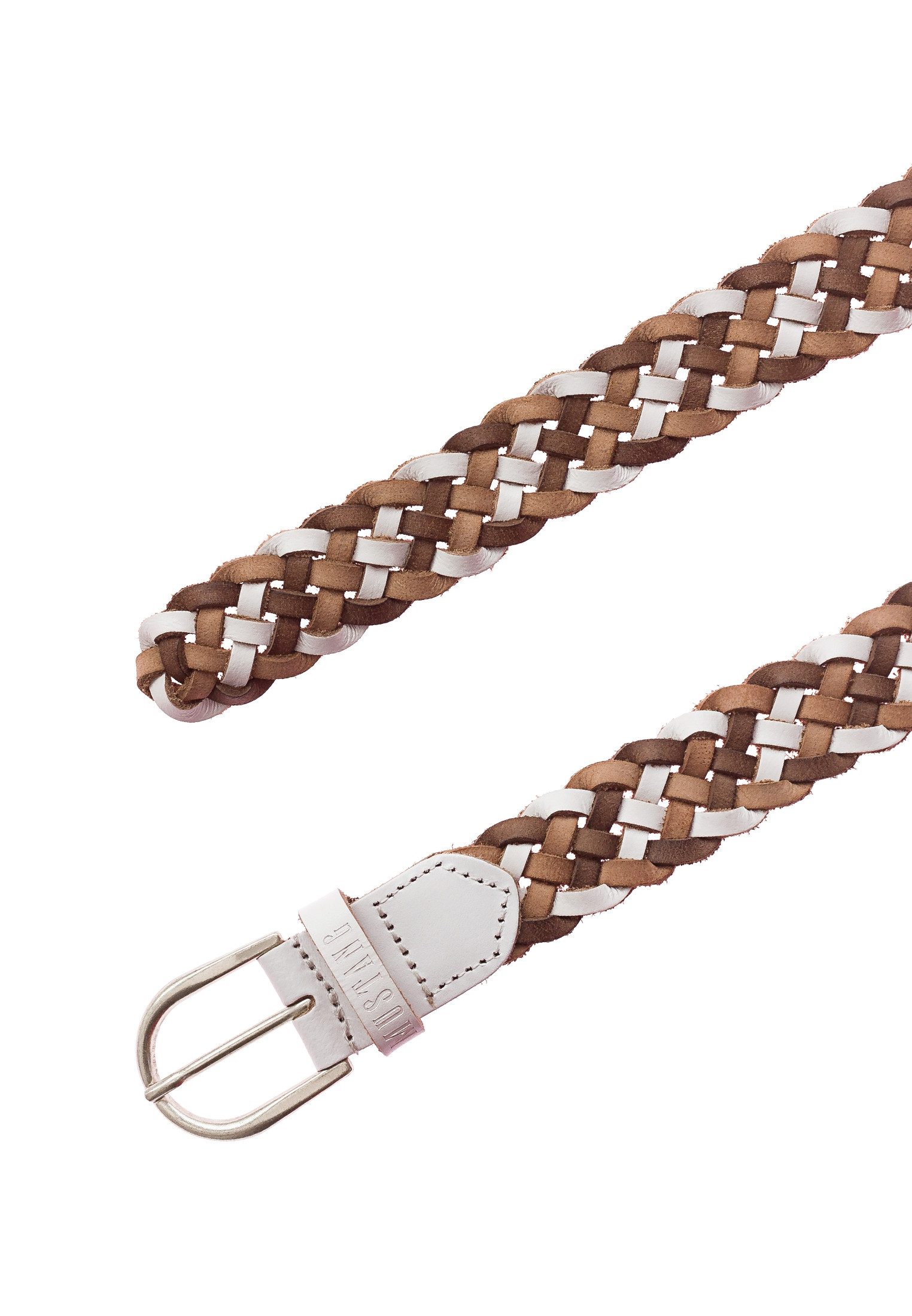 MUSTANG Flechtgürtel "Payton" (1-St) Mit Hingucker-Flechtoptik, 3 cm