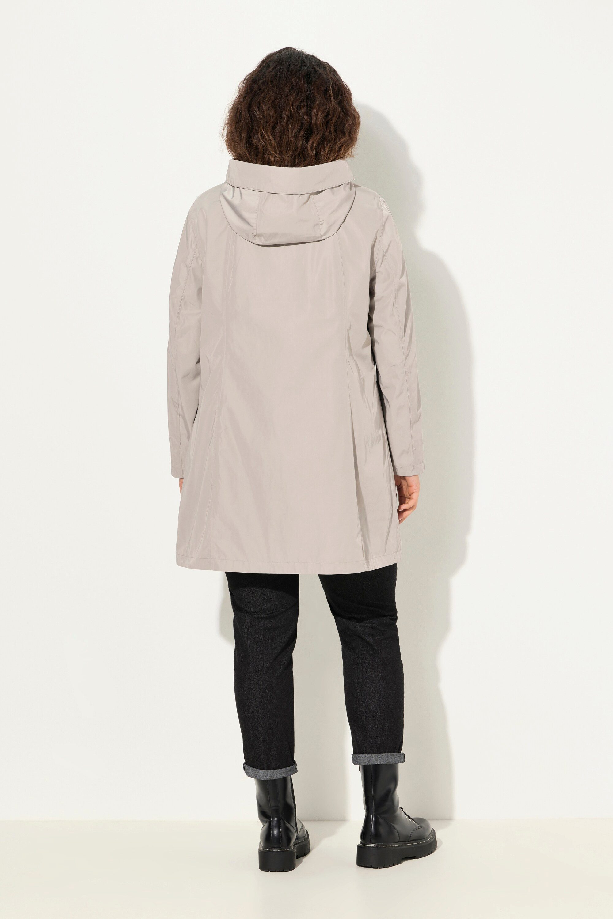 Ulla Popken Funktionsjacke HYPRAR Funktionsjacke wasserdicht Kapuze – Bild 3 von 4