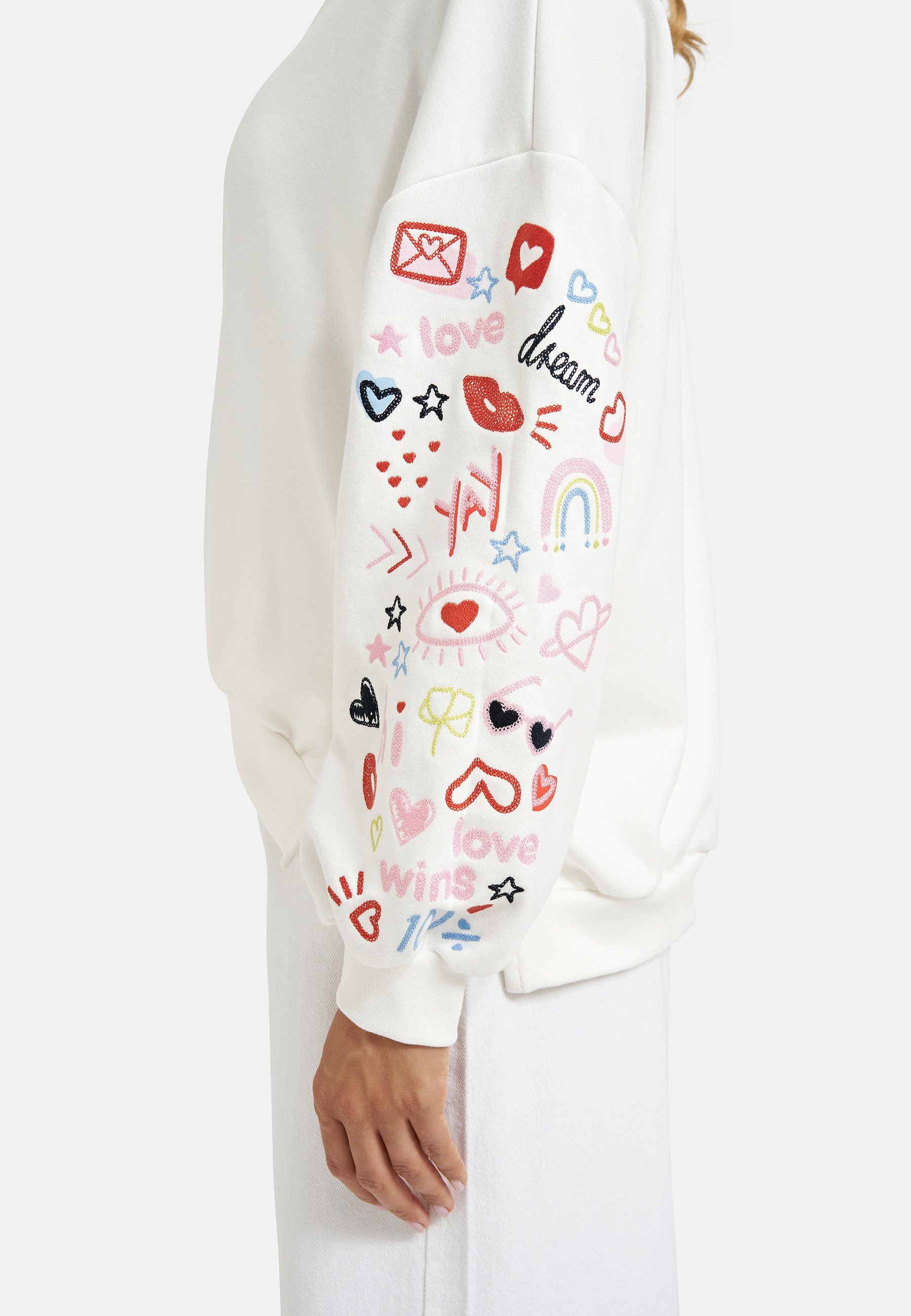 Smith & Soul Sweater mit überschnittener Schulter & Seitenschlitze – Bild 4 von 5