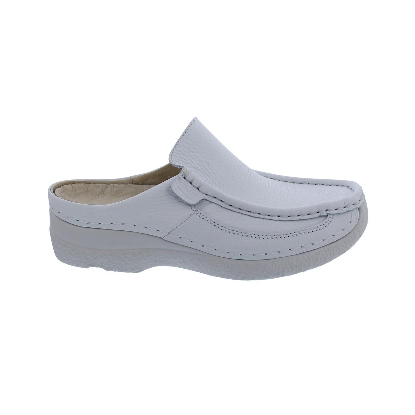 Wolky Roll-Slide, Clog, Printed leather, White 0620270-101 Clog
