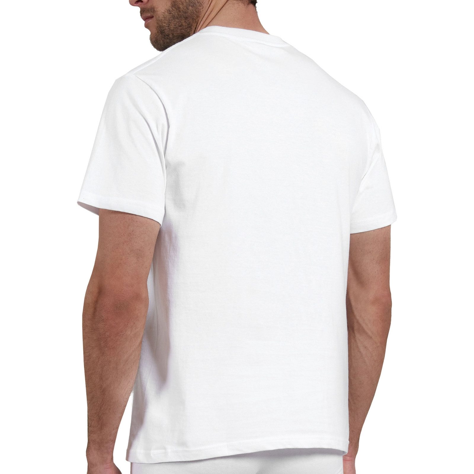GÖTZBURG Unterziehshirt R-Neck T-Shirt (4-St) ohne Seitennaht
