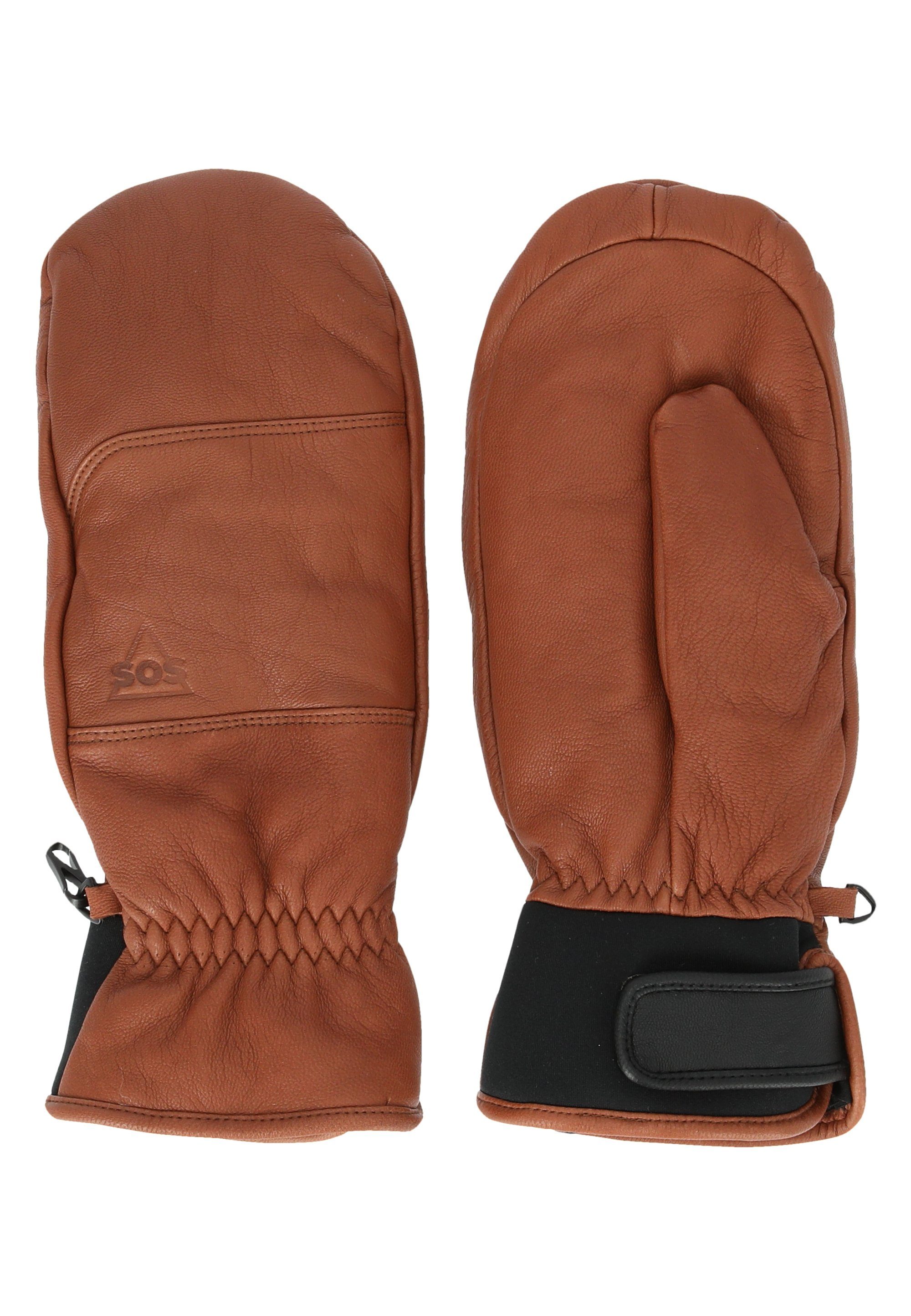 SOS Fäustlinge Stoneham aus echtem Leder günstig online kaufen