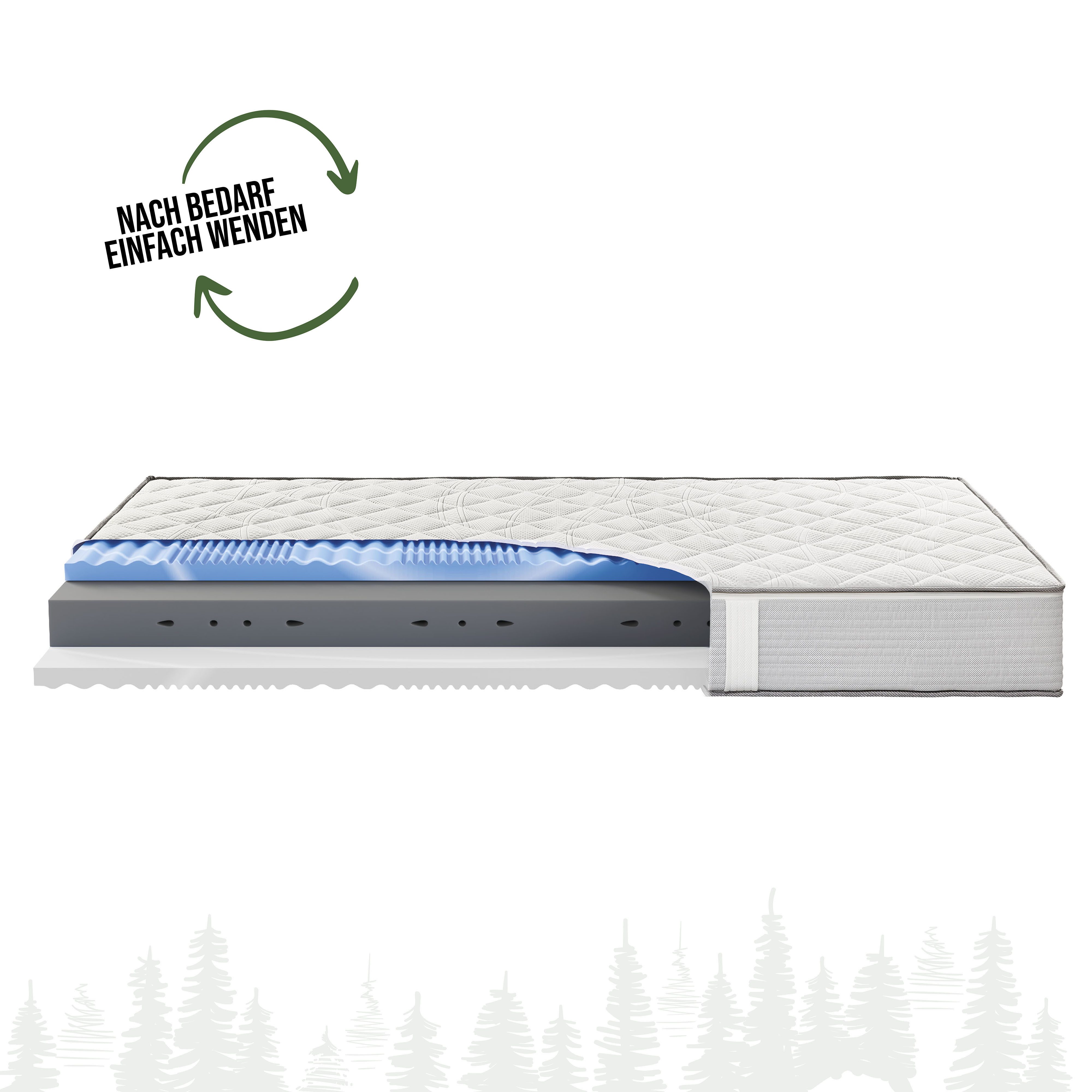 Kaltschaummatratze Schwarzwaldmarie Hanna - mit Kaltschaum & druckentlasten günstig online kaufen