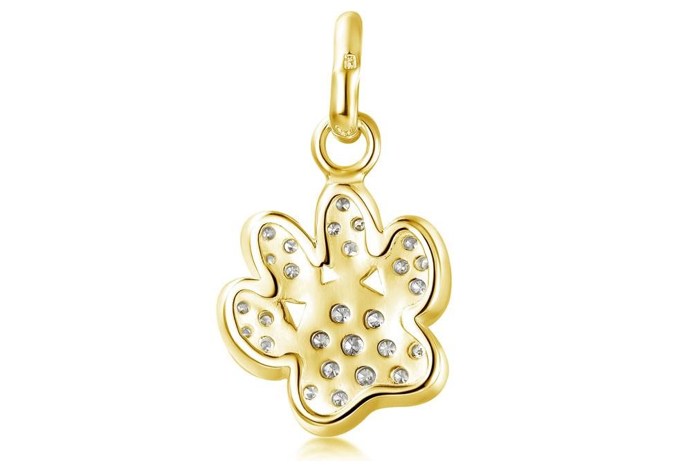 Silberkettenstore Kettenanhänger Anhänger Pfote, SJR - 333 Gold günstig online kaufen