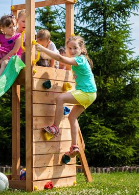 FUNGOO Spielturm TIPTOP, mit Rutsche & Kletterwand