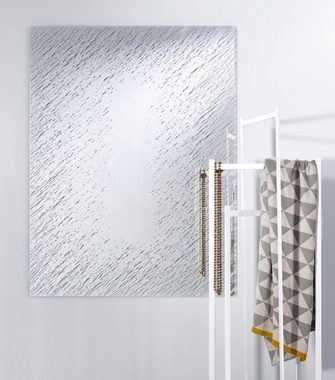 Casa Padrino Wandspiegel Luxus Wandspiegel Silber 100 x H. 132 cm - Designer Hotel Accesoires