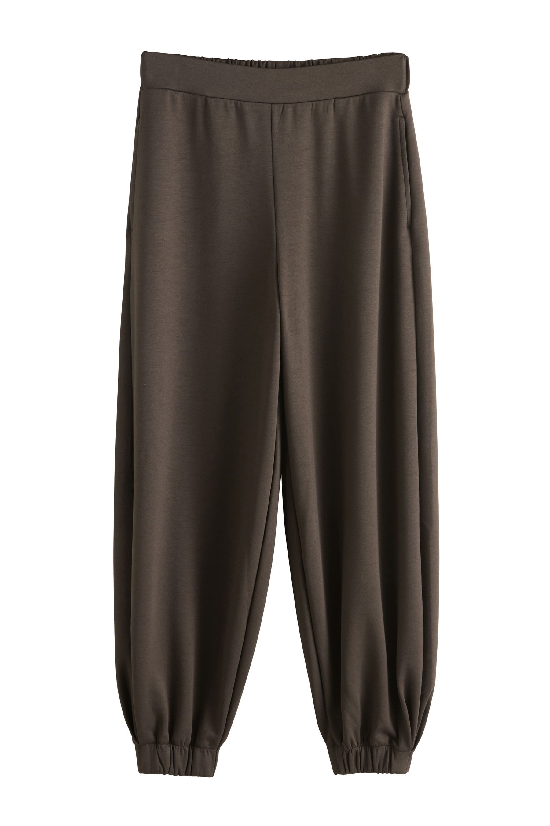 Jerseyhose Jogginghose mit Ballon-Beinschnitt, Kurzgröße