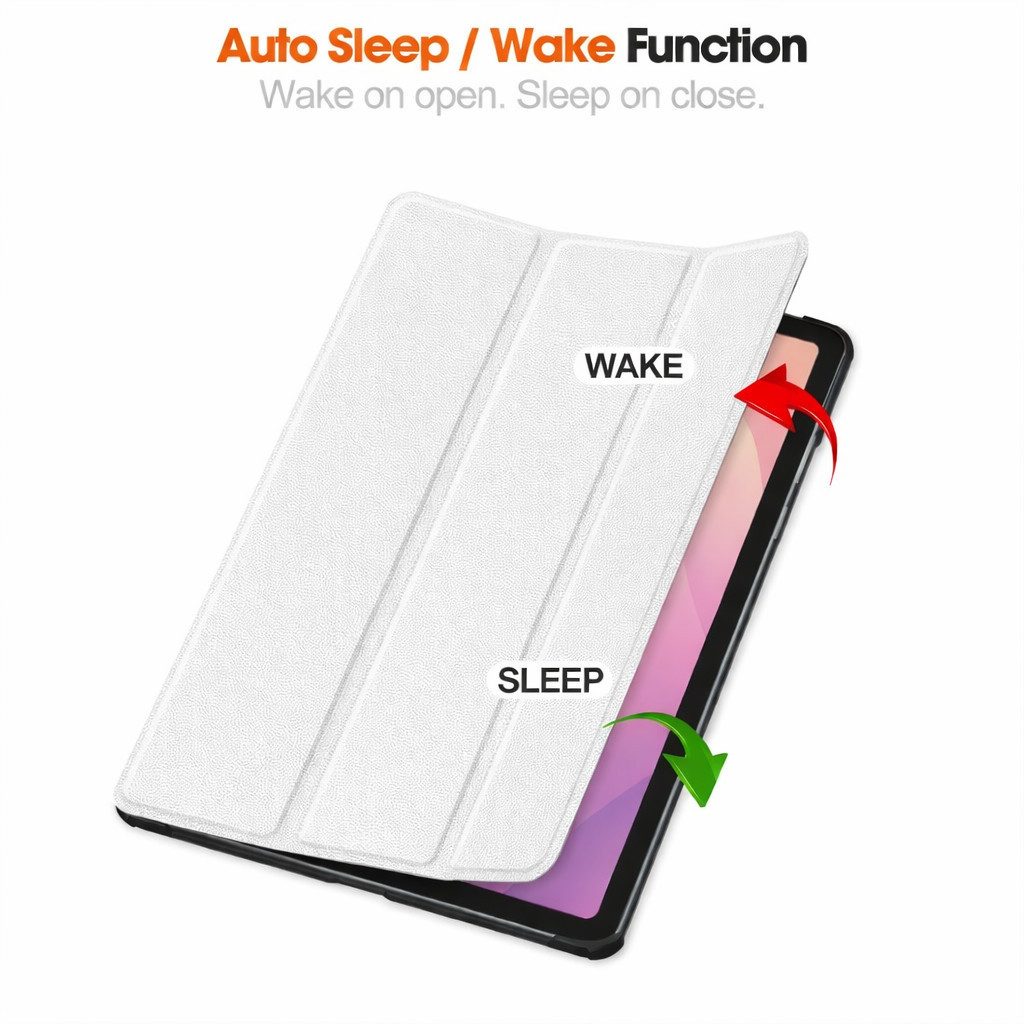 FroShop Tablet-Hülle Schutzhülle Für Lenovo Tab P11 TB-J606 / Lenovo Tab P11 Plus TB-J607 11 Zoll, Auto Wake Up / Sleep Magnetverschluss Einfarbig & Marmor Designs