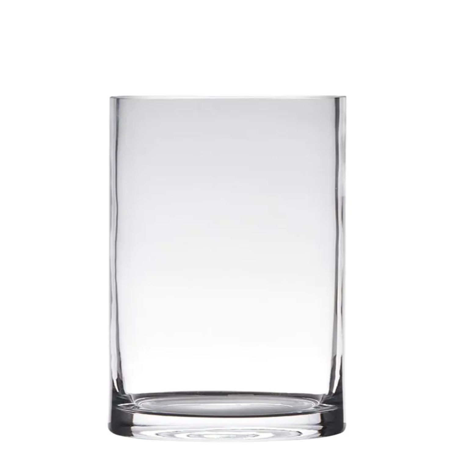 Hakbijl Glass Dekovase ZYLINDER, geschliffener Rand günstig online kaufen