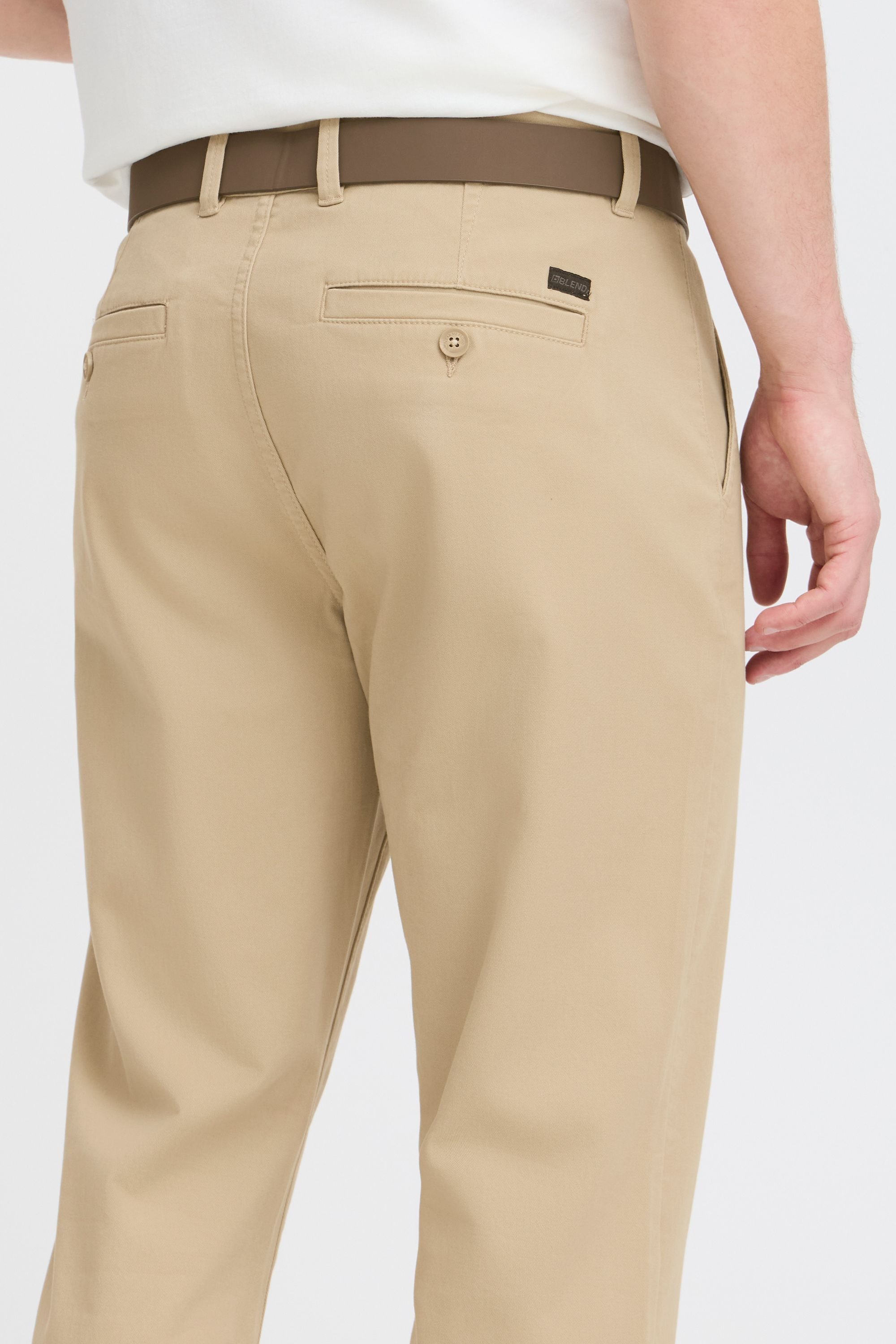 Blend Chinohose BHLPants Klassische Stoffhose mit Gürtel - Regular Fit