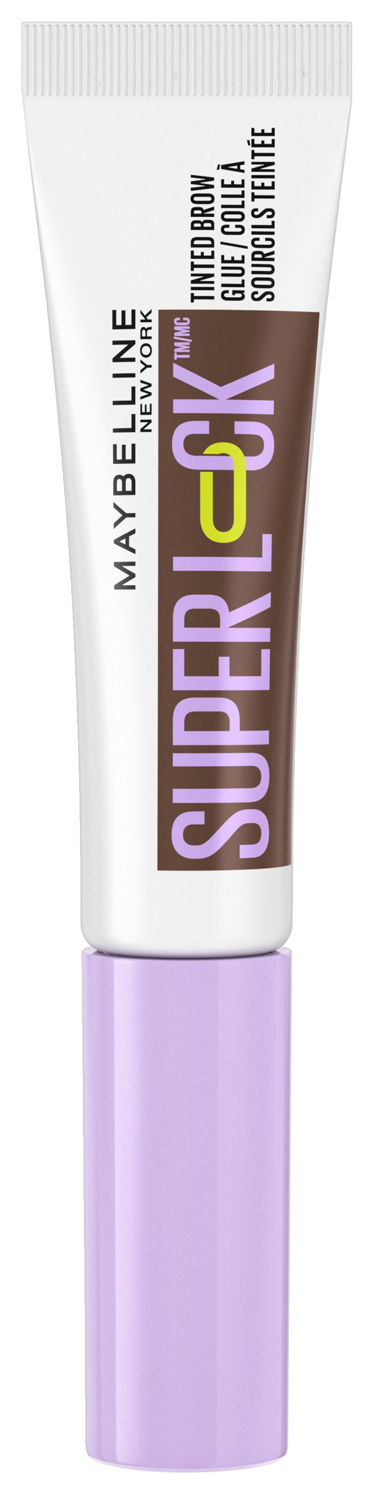 MAYBELLINE NEW YORK Augenbrauenpflege SUPER LOCK BROW GLUE AUGENBRAUENGEL, fixiert, definiert, formt, setzt Highlights, wischfest