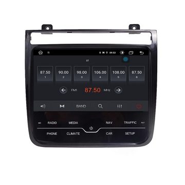 TAFFIO Für VW Touareg RCD510 RCD550 9" Touchscreen Android Autoradio CarPlay Einbau-Navigationsgerät
