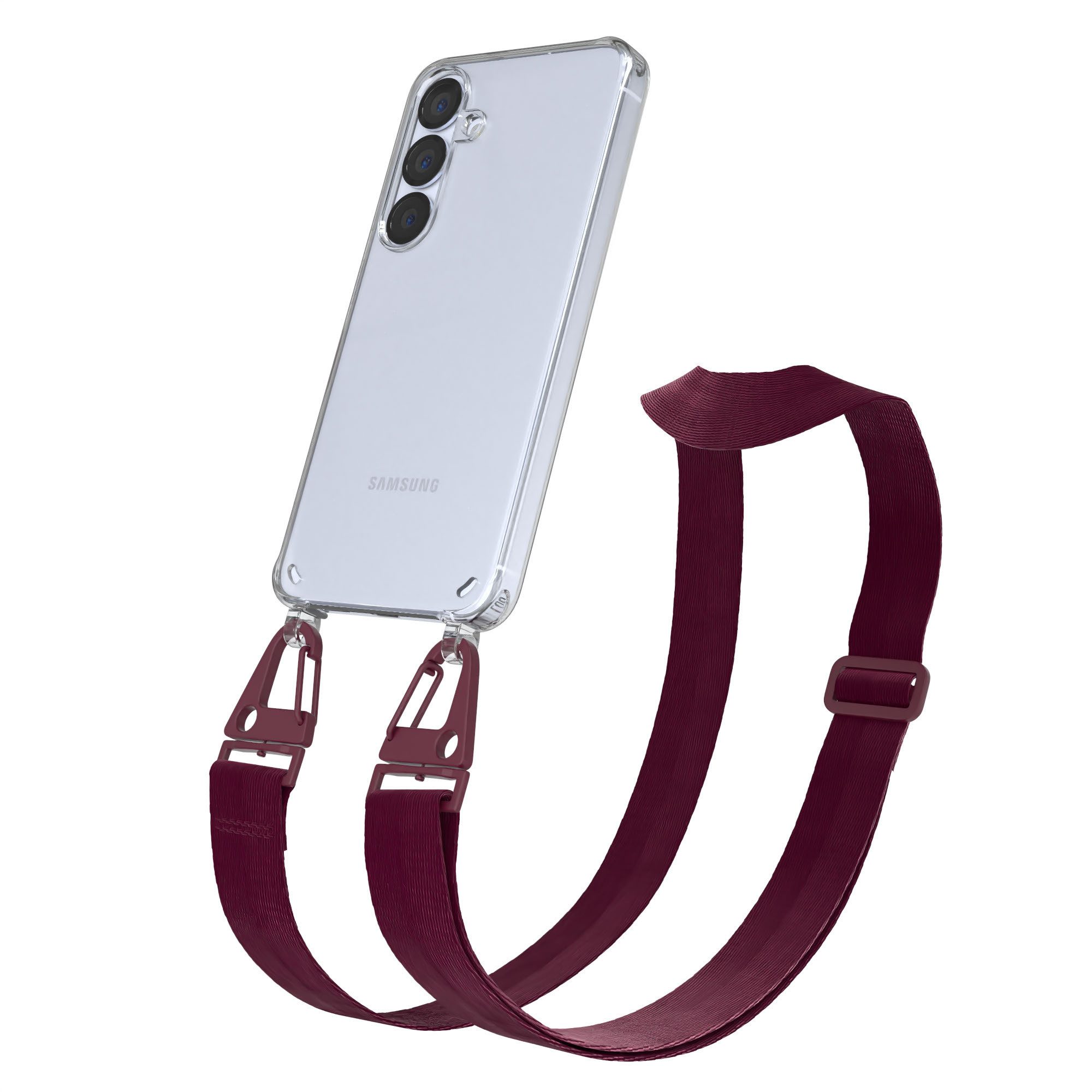 Handykette Silikon Kette Karabiner für Samsung Galaxy S25