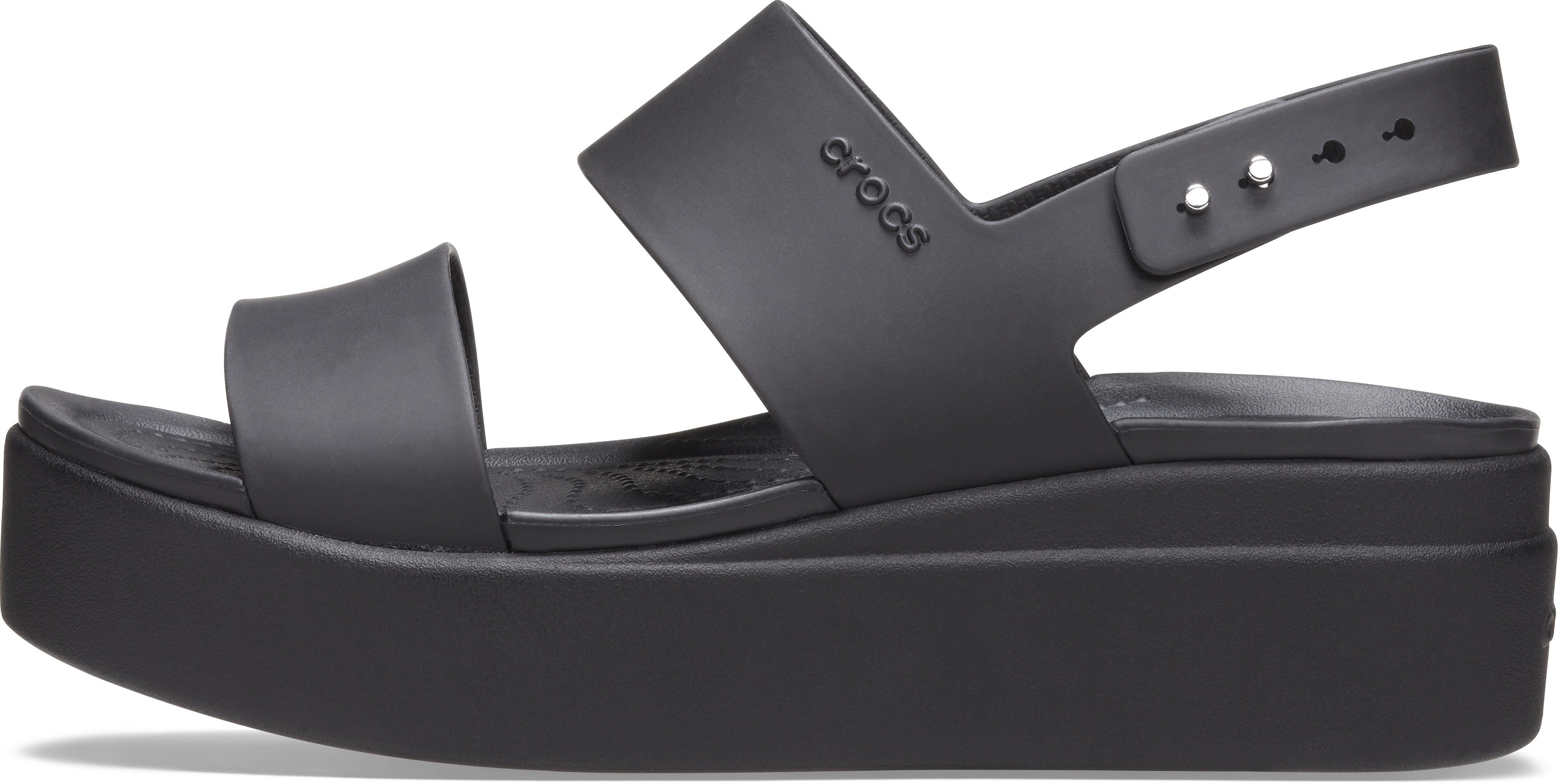 Crocs Brooklyn Low Wedge Keilsandalette, Sommerschuh, Sandale, Keilabsatz, mit modischer Plateausohle