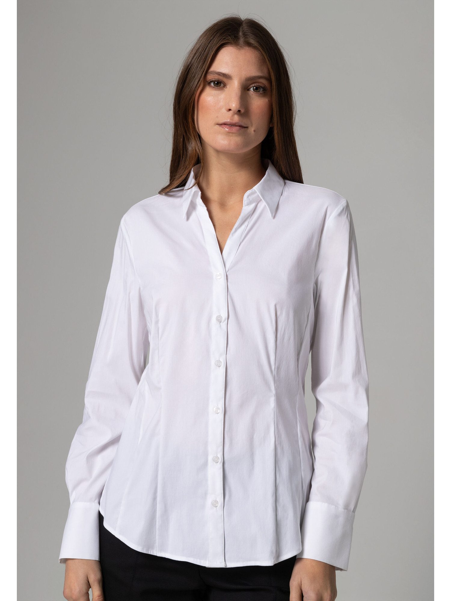 Langarmbluse Stretchbluse