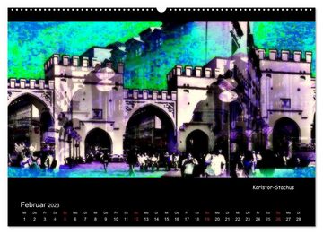 CALVENDO Wandkalender München digital (Premium, hochwertiger DIN A2 Wandkalender 2023, Kunstdruck in Hochglanz)