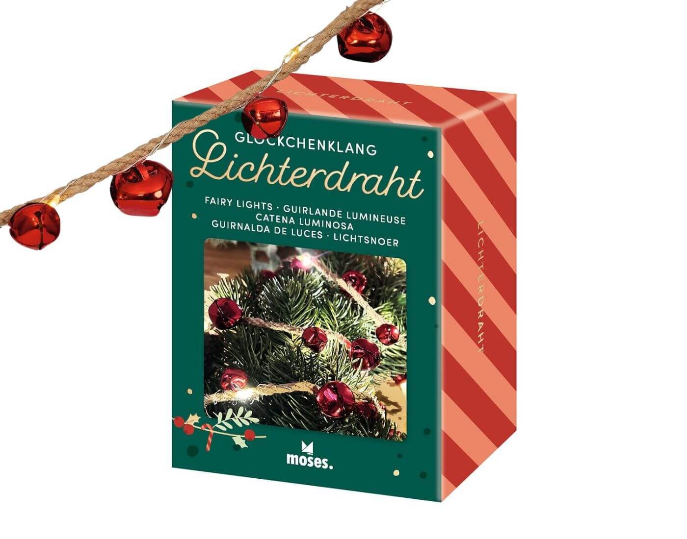 moses Weihnachtsfigur Lichterdraht Glöckchenklang