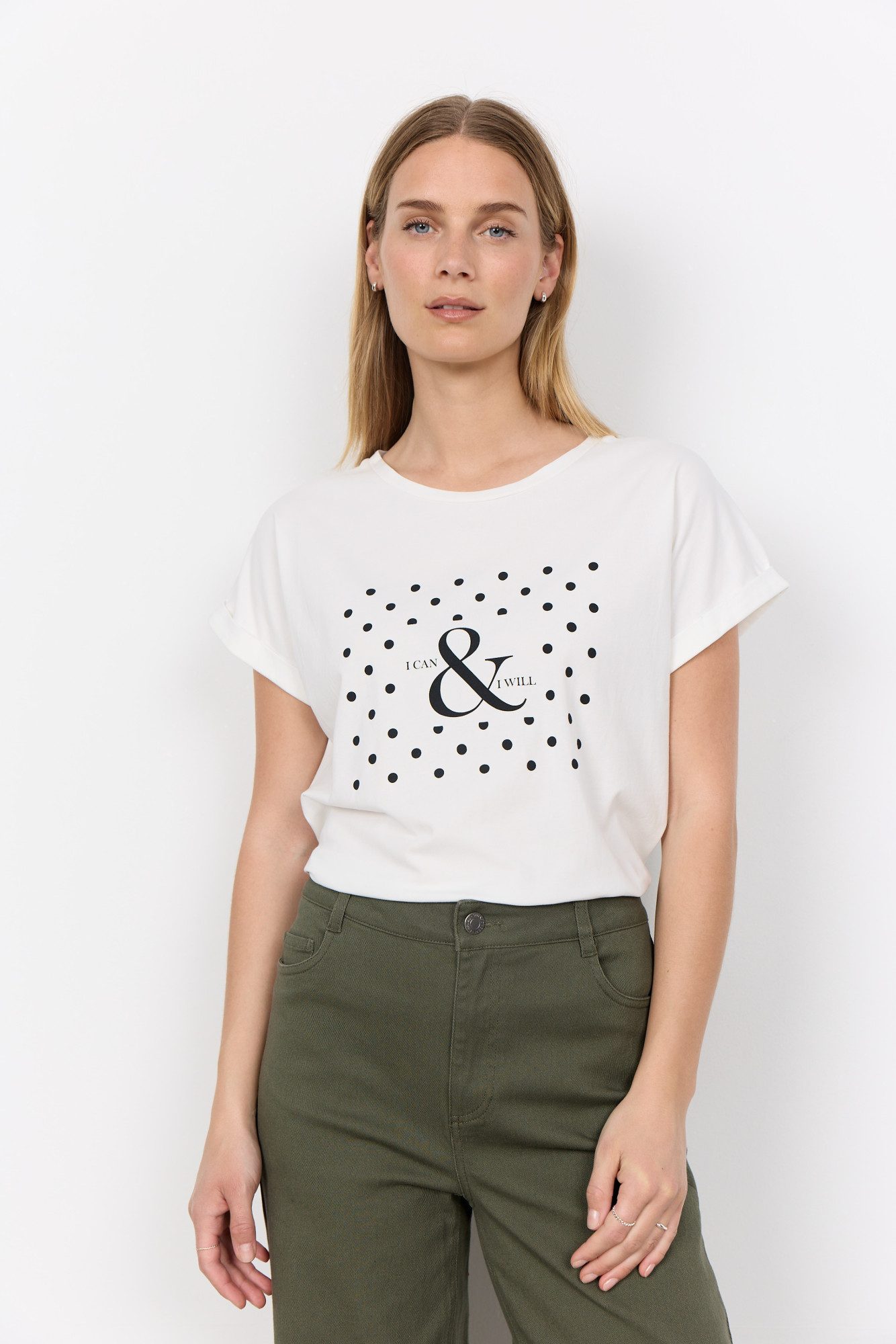 soyaconcept Kurzarmshirt SC-RINA FP 24 - T-Shirt Damen - Kurzarmshirt mit Print