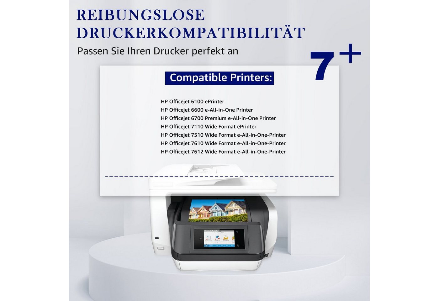Thumbnail - MOOHO Ersatz für HP 932 XL 933 OfficeJet 7510 6700 7110 7610 Tintenpatrone (5-tlg)