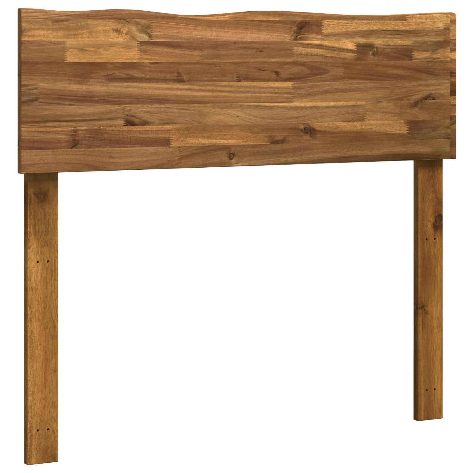 vidaXL Bett Kopfteil mit Live Edge ROSTOCK Natur 100 cm Massivholz (1-tlg)